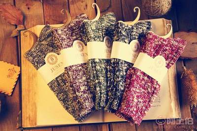 【030新款ECAO民族風原宿風雪花襪粗線情侶潮襪廠家直銷成人襪】諸暨市奎昂針織品網店 - 產品庫